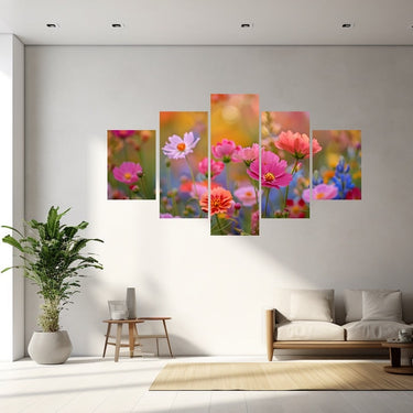 Tableau 5 Parties Fleurs